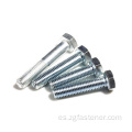 4.8 Grado Blanco Blanco Zinc Hexagon Bolt DIN931 933